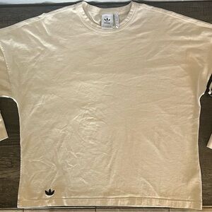 adidas Cream Long Sleeve Crew Tee